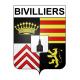 Bivilliers Sticker wappen, gelsenkirchen, augsburg, klebender aufkleber