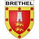 Brethel 61 ville sticker blason écusson autocollant adhésif