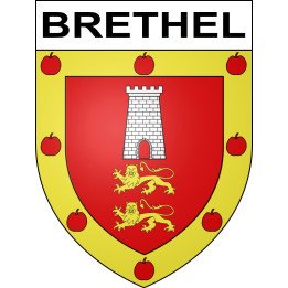 Brethel Sticker wappen, gelsenkirchen, augsburg, klebender aufkleber