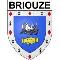 Stickers coat of arms Briouze adhesive sticker