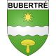 Stickers coat of arms Bubertré adhesive sticker