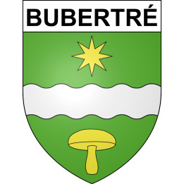 Bubertré 61 ville sticker blason écusson autocollant adhésif