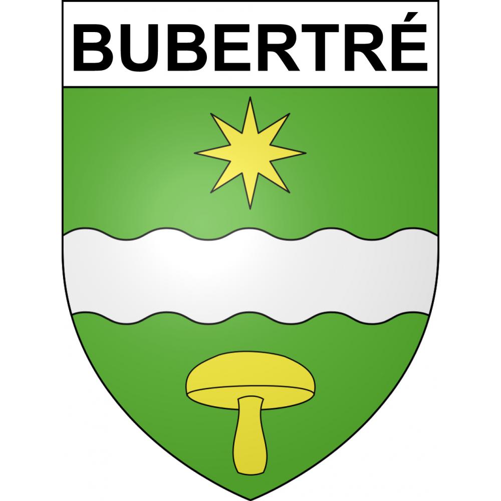 Stickers coat of arms Bubertré adhesive sticker