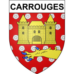 Carrouges Sticker wappen, gelsenkirchen, augsburg, klebender aufkleber