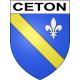 Ceton 61 ville sticker blason écusson autocollant adhésif