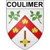 Pegatinas escudo de armas de Coulimer adhesivo de la etiqueta engomada