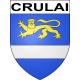 Crulai Sticker wappen, gelsenkirchen, augsburg, klebender aufkleber
