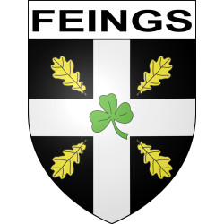 Pegatinas escudo de armas de Feings adhesivo de la etiqueta engomada