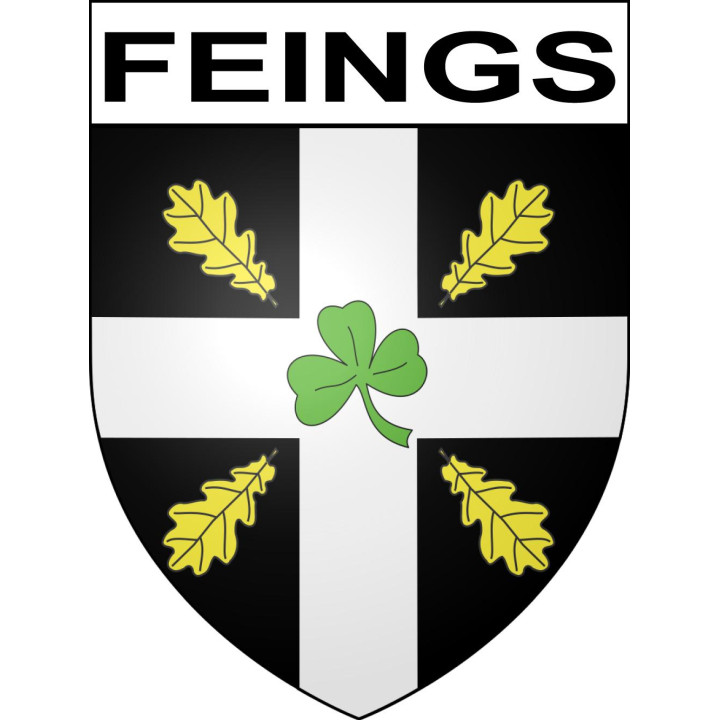 Pegatinas escudo de armas de Feings adhesivo de la etiqueta engomada