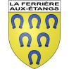 La Ferrière-aux-Étangs Sticker wappen, gelsenkirchen, augsburg, klebender aufkleber