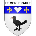 Adesivi stemma Le Merlerault adesivo