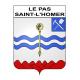 Adesivi stemma Le Pas-Saint-l'Homer adesivo