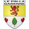 Le Pin-la-Garenne 61 ville sticker blason écusson autocollant adhésif