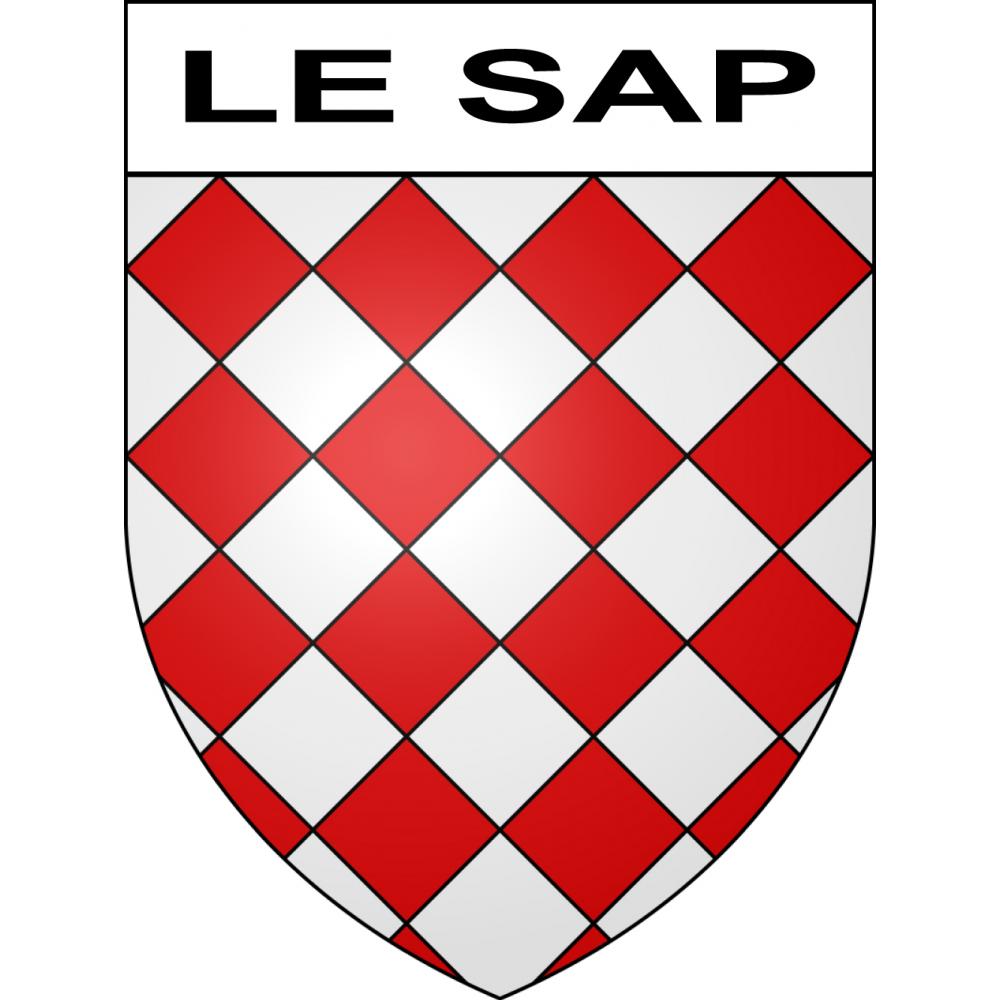 Pegatinas escudo de armas de Le Sap adhesivo de la etiqueta engomada
