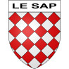 Le Sap 61 ville sticker blason écusson autocollant adhésif