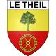 Le Theil 61 ville sticker blason écusson autocollant adhésif