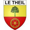 Le Theil Sticker wappen, gelsenkirchen, augsburg, klebender aufkleber