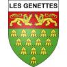 Adesivi stemma Les Genettes adesivo