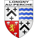 Stickers coat of arms Longny-au-Perche adhesive sticker
