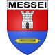 Messei Sticker wappen, gelsenkirchen, augsburg, klebender aufkleber
