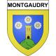 Montgaudry 61 ville sticker blason écusson autocollant adhésif