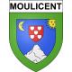 Stickers coat of arms Moulicent adhesive sticker