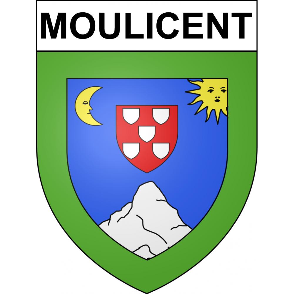 Stickers coat of arms Moulicent adhesive sticker