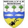 Stickers coat of arms Neuilly-le-Bisson adhesive sticker