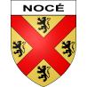 Nocé Sticker wappen, gelsenkirchen, augsburg, klebender aufkleber