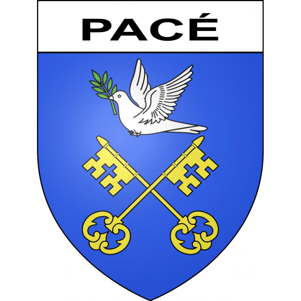 Stickers coat of arms Pacé adhesive sticker
