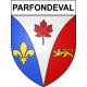 Stickers coat of arms Parfondeval adhesive sticker