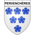 Adesivi stemma Pervenchères adesivo