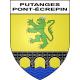 Putanges-Pont-Écrepin 61 ville sticker blason écusson autocollant adhésif