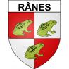 Adesivi stemma Rânes adesivo