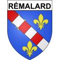 Stickers coat of arms Rémalard adhesive sticker