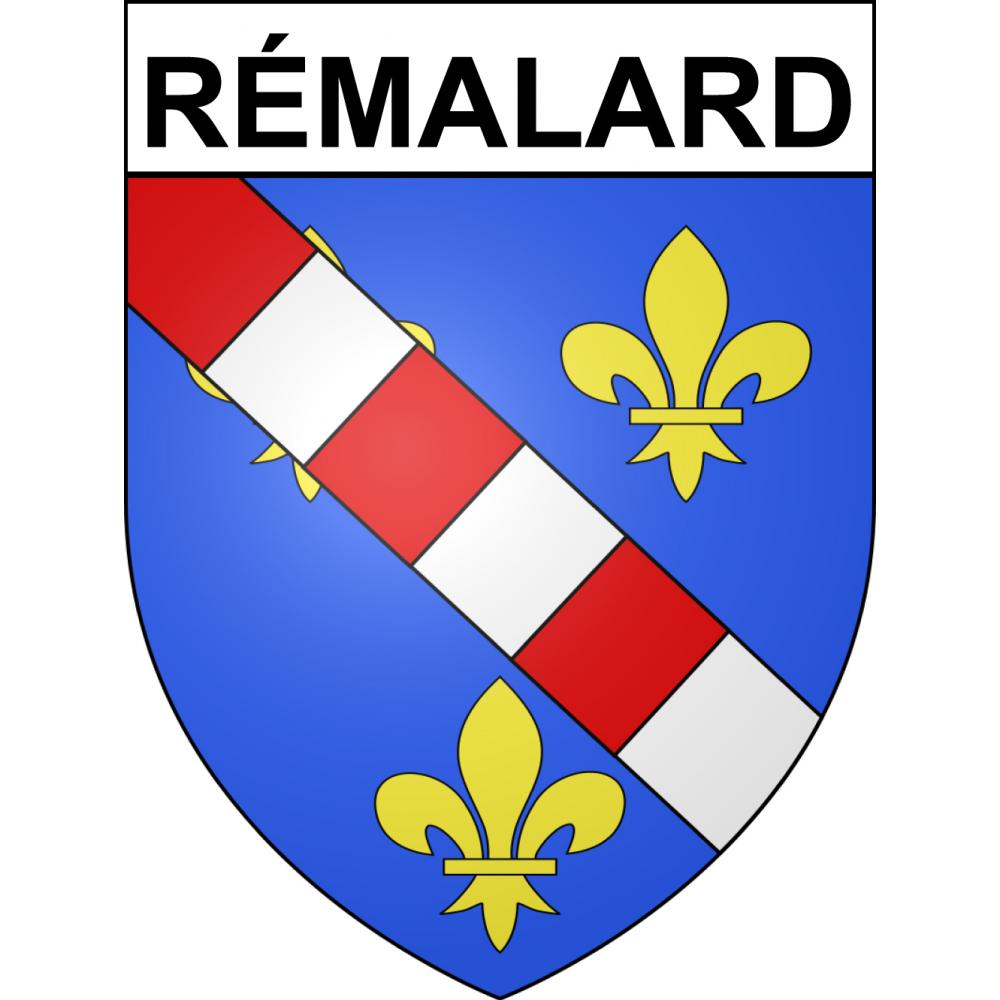 Stickers coat of arms Rémalard adhesive sticker