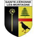 Sainte-Céronne-lès-Mortagne 61 ville sticker blason écusson autocollant adhésif