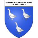 Adesivi stemma Saint-Germain-d'Aunay adesivo