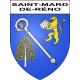 Stickers coat of arms Saint-Mard-de-Réno adhesive sticker