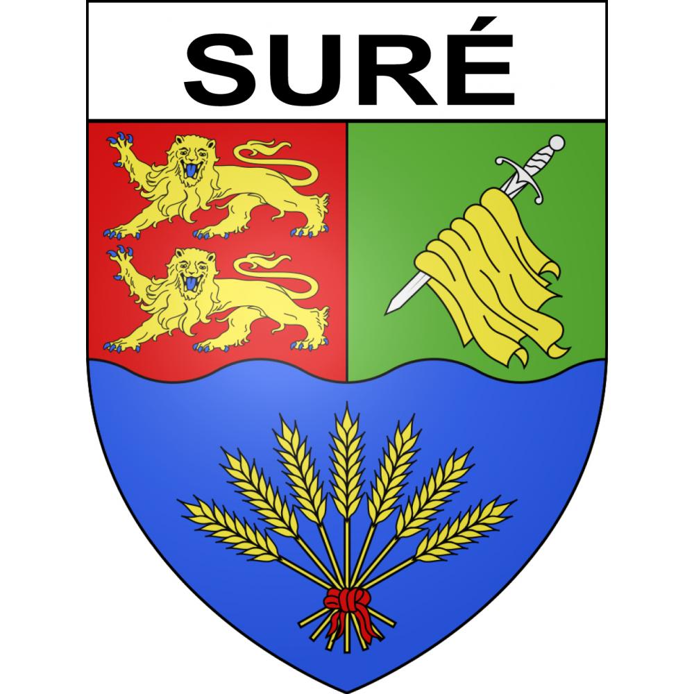 Suré Sticker wappen, gelsenkirchen, augsburg, klebender aufkleber