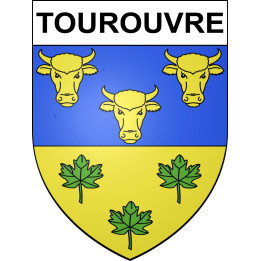 Tourouvre Sticker wappen, gelsenkirchen, augsburg, klebender aufkleber