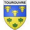 Tourouvre Sticker wappen, gelsenkirchen, augsburg, klebender aufkleber