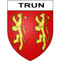 Trun 61 ville sticker blason écusson autocollant adhésif