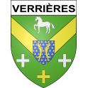 Adesivi stemma Verrières adesivo