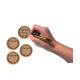 Lot de 60 Etiquette ronde confiture dessin motif liège bocaux maison autocollant sticker logo64