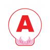 Sticker sticker accompanied driving car basque hibiscus
