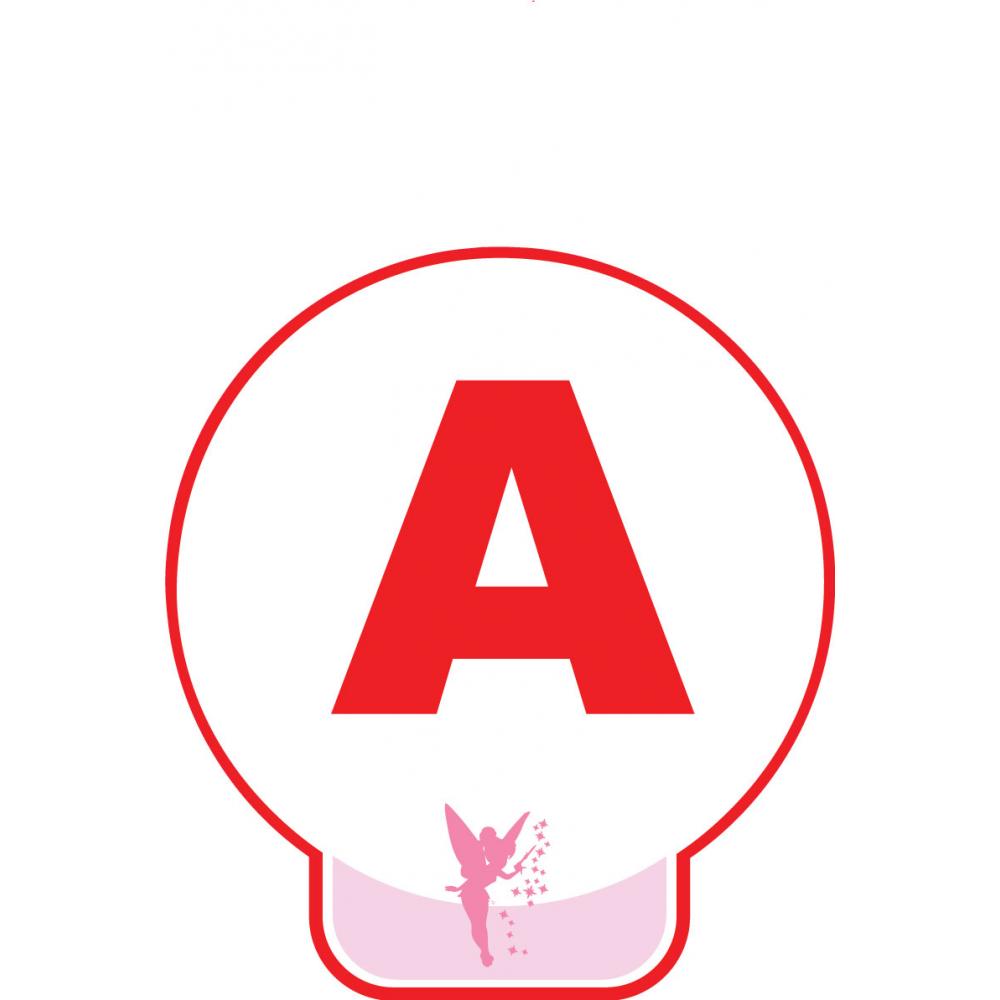 A rouge fantaisie fée rose conduite jeune conducteur voiture sticker autocollant logo95