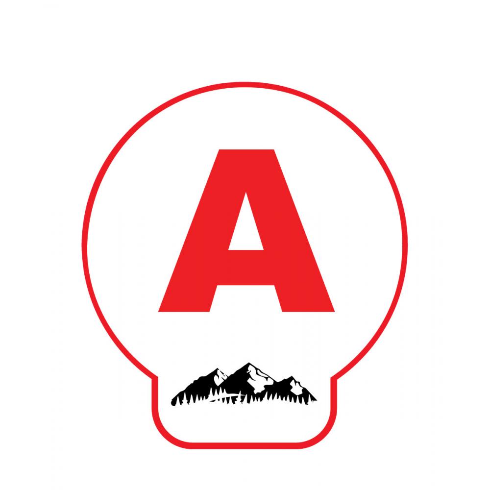 Adesivo sticker guida accompagnata auto basco hibiscus