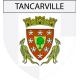 Tancarville 76 Normandie blason écusson sticker autocollant adhésif logo647