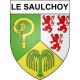 Le Saulchoy 60 ville sticker blason écusson autocollant adhésif